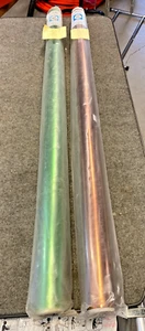 (2) 48" Lee Filters Gel Roll ~ 246  Quart Plus Green / 443 Quarter C.T. Straw - Picture 1 of 4