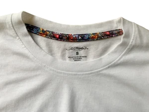 Ed Handy Teen T-Shirt Size S Cotton, Polyester, Color White with small drawing - Picture 1 of 8