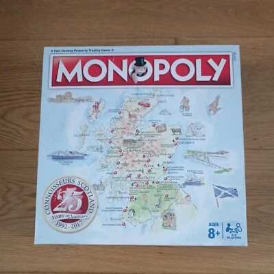 MONOPOLY CONNOISSEURS SCOTLAND LIMITED COLLECTOR'S EDITION HASBRO BOARD GAME  - Image 1 of 4