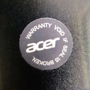 GARANTÍA NULA SI EL SELLO ESTÁ ROTO,Sello Pegatinas Frágiles para Acer - Imagen 1 de 2
