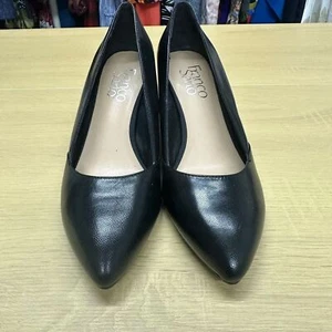 Franco Sarto Black Wedge Heels Size 5.5 NWOT - Picture 1 of 9