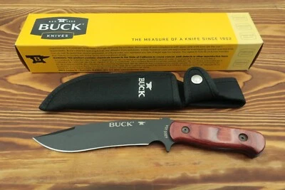 Cuchillo de hoja fija Buck 620 Reaper 0620RWSWM-B mango de palo de rosa EE. UU. 2015 con caja Foto 1 de 4