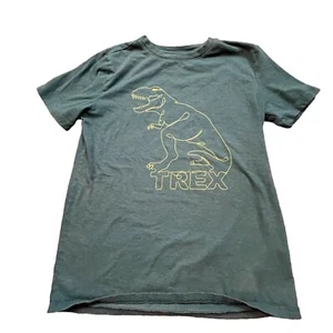 Cat & Jack Dino T-Rex shirt - Green - with Defect - Large 12/14 - Picture 1 of 7