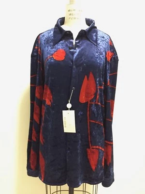 Vintage Gianni Versace Crushed Velvet Unisex shirt F/W 1997 NWT  - Image 1 of 4