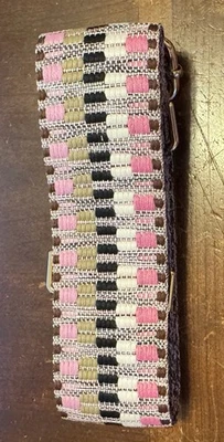 Correa bandolera Pom Pom London, correa tejida rosa nueva sin etiquetas Foto 1 de 4