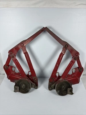 Dodge Ram 1500 1994-2001 capó bisagras par conjunto resortes rojo 2500 3500 OEM Foto 1 de 4