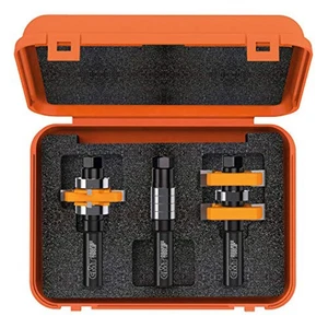 CMT 1/2-Inch Adjustable Tongue and Groove Bit Set for Mission Style Cabinet Door - Picture 1 of 5