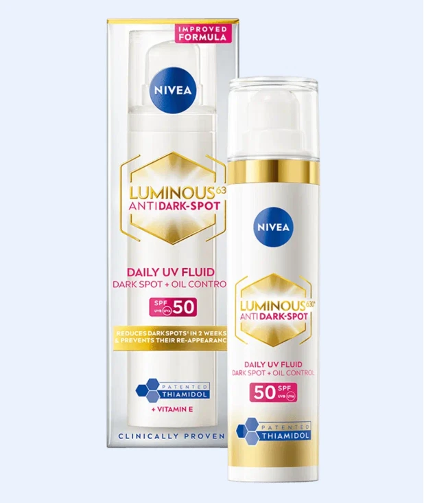 NIVEA CELLULAR LUMINOSO 630 ANTI PIGMENTO MANCHAS DÍA LÍQUIDO SPF 50 - Suero 40 ml Foto 1 de 1