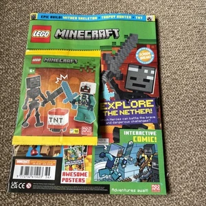 Lego Minecraft magazine #36 2025 + Wither Skeleton & Trophy Hunter & TNT - Picture 1 of 1