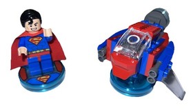 *Lego Dimensions 71236 DC Comics Superman and Hover Pod Fun Pack Complete EUC
