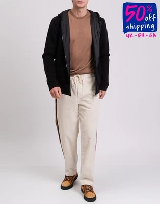 RRP€490 BARK Bomber Jacket Size XL Wool Blend Black Fully Lined Made in Italy - Image 1 of 4