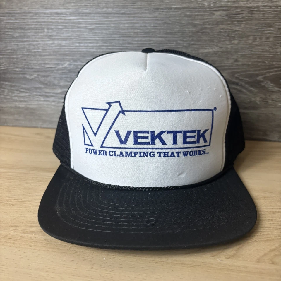 Gorra de colección Vektek gorra espalda a presión camionero sujeción eléctrica funciona para hombre ajustable Foto 1 de 4