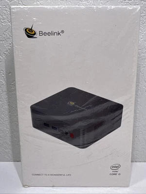 Beelink New U55 Mini PC Windows 10 Pro, Core I3-5005U 8GB 128GB SSD 4K HD - Image 1 of 4