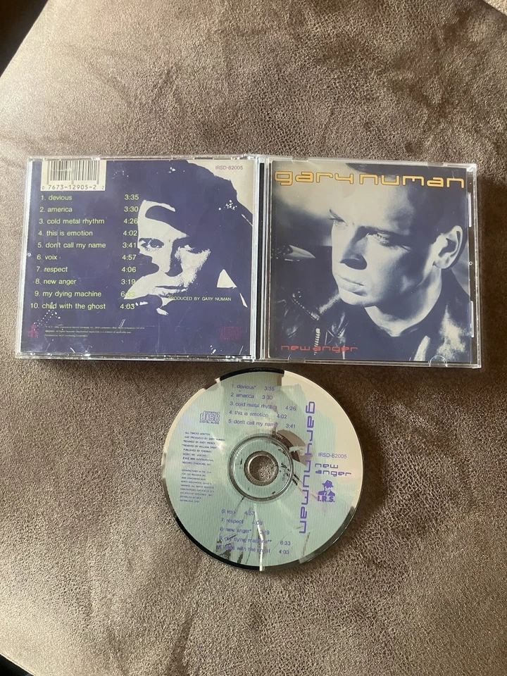 GARY NUMAN - New Anger CD IRS I.R.S. 1989 Foto 1 de 1