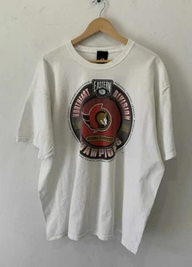Vintage 1999 NHL Ottawa Senators T-Shirt Pro Player Eastern Division Champs #72 - Picture 1 of 13