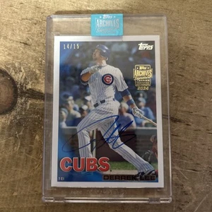2024 Topps Archives Signature Series Auto Derrek Lee /15 Chicago Cubs - Picture 1 of 12
