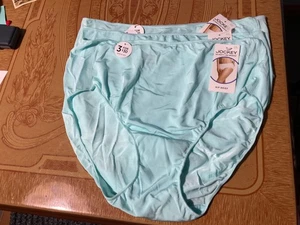 Jockey No Panty Line Promise Aqua Hüftslips - 3er Set - Größe 8 - Neu mit Etikett - Bild 1 von 2