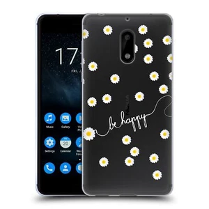 OFFICIAL MONIKA STRIGEL HAPPY DAISY SOFT GEL CASE FOR NOKIA PHONES 1 - Picture 1 of 19