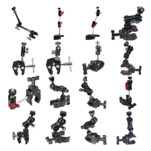 Clamp Crab Ball Head Magic Arm Kit Camera Mount Clip for Tripod For GOPRO13 - Picture 1 of 52