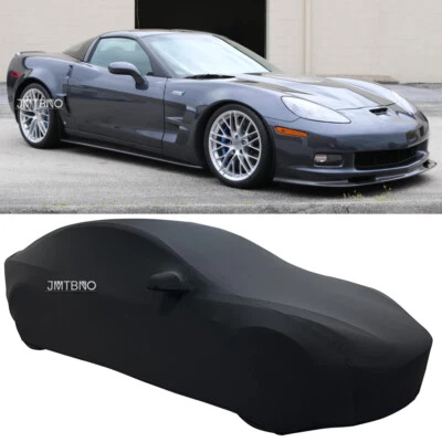 Cubierta completa elástica negra para auto a prueba de polvo para Chevrolet Corvette C6 Foto 1 de 4