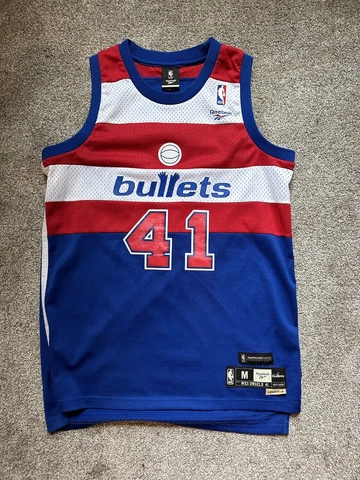 WES UNSELD Washington Bullets Swingman Jersey - Size M (Slight fade in numbers) Cover