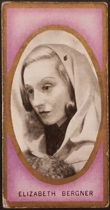 1938 Elizabeth Bergner Carreras Tobacco Card #38 1st Series Film Favourites - Picture 1 of 2