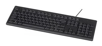4711421805964 A4Tech KR-83 Tastatur PS/2 Türkisch Schwarz A4 TECH - Bild 1 von 3