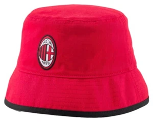 PUMA AC Milan T7 Adult Bucket Hat Red One Size NWT - Picture 1 of 5
