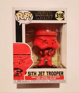 Funko Pop! Sith Jet Trooper #318 Star Wars Figure - Picture 1 of 4