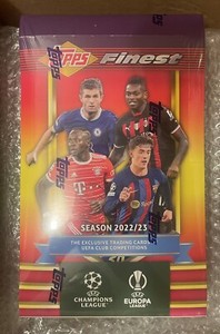 2022-23 TOPPS FINEST FLASHBACKS UEFA CLUB COMPETITION SEALED HOBBY BOX 🔥🔥🔥