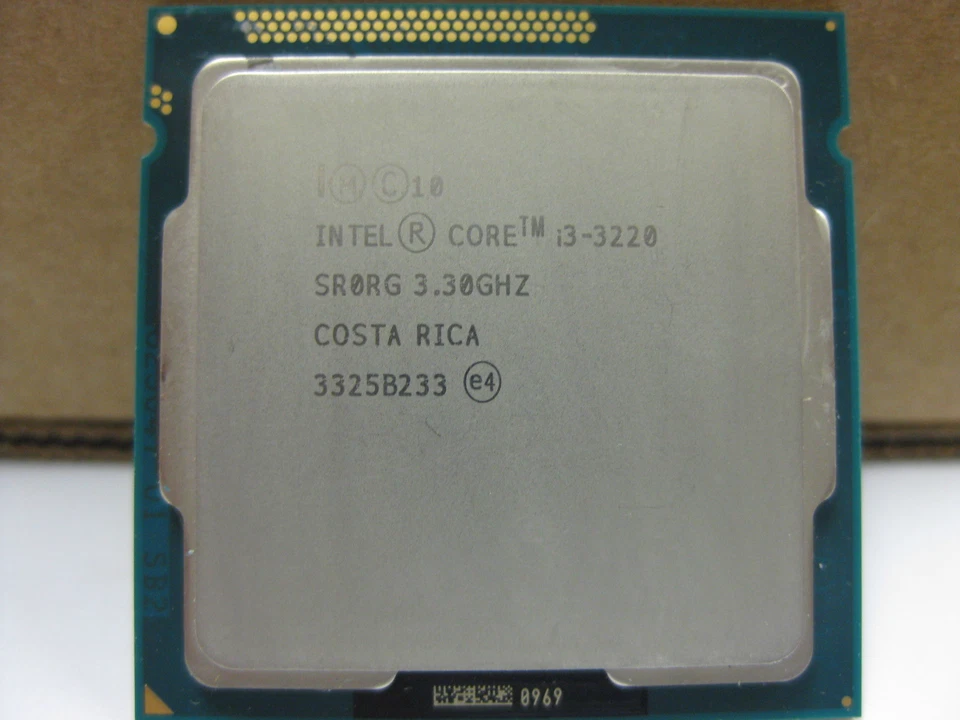 Intel Core I3-3220 3.3GHz 3mb 5GT/s LGA 1155 SR0RG - Image 1 of 1