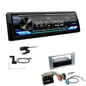 JVC Digital 1-DIN Autoradio DAB+ Bluetooth für Ford Fusion Facelift silber - Bild 1 von 6