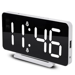 Elektronisches Thermometer Wecker Digital LED Alarmfunktion und Thermometer - Bild 1 von 9