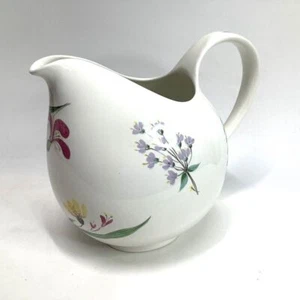Hallcraft Eva Zeisel Floral Bouquet  Pitcher Jug MCM Porcelain Collectible - Picture 1 of 7