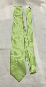 Paul Smith Neck Tie Men’s Green Textured Silk Striped Spring Shiny 58” Long - Picture 1 of 9