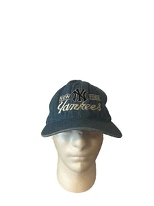 Gorra azul denim bordada de los New York Yankees - Imagen 1 de 4