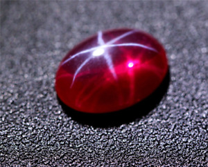 Top Quality Lab-Created Oval Pigeon Blood Red Star Ruby AAAAA+ Loose Gemstone 
