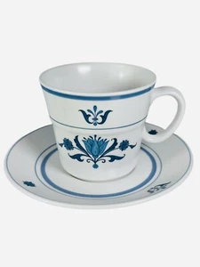 Juego de tazas y platillos Noritake Progression Blue Haven 9004 COMO NUEVO Lote de 5 años 60’s - Imagen 1 de 3