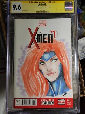 X-men 1 🔥Signed And Sketch By Ryan Kincaid 🔥 CGC SS 9.6 Phoenix  - Image 1 of 2