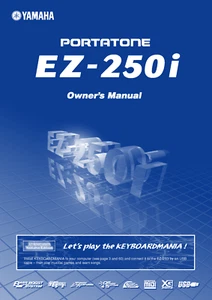 Yamaha EZ-250i Instruction Manual: 88 Pages & Protective Covers! - Picture 1 of 2