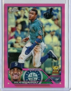 2023 Topps Chrome Pink Refractors Baseball Complete Your Set (#1-220)