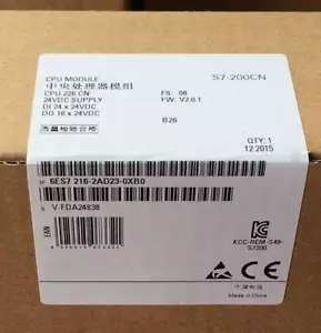 6ES7 216-2AD23-0XB0 Neu Siemens CPU 226 Kompaktgerät Originalverpackt 6ES7216-2AD23-0XB0 - Bild 1 von 1