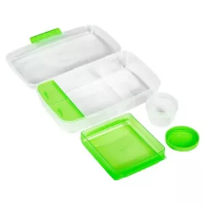 Imperial Home Bento Lunch Box - New - Green - Picture 1 of 2