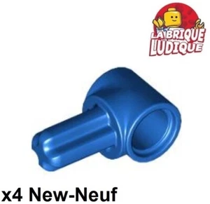 Lego technic 4x Axe Axle pin connector connecteur Hub 1L bleu/blue 22961 NEUF - Foto 1 di 1