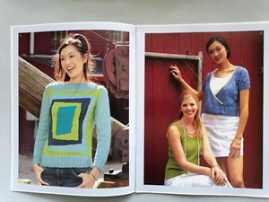 Ladies' Sweater & Tops Knitting Pattern, 3styles/sizes, 5ply - Reynolds 82425 - Picture 1 of 4