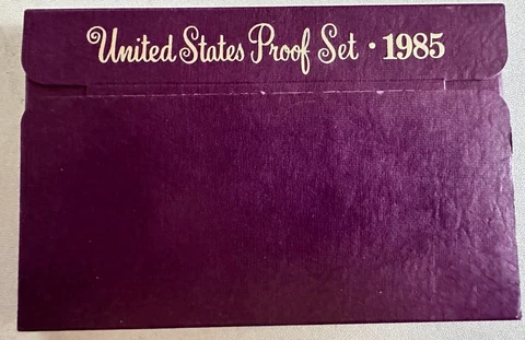 1985 S United States Proof Set Cover