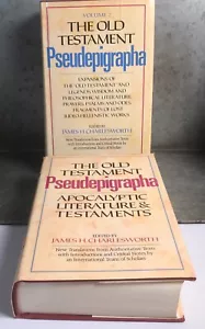 Altes Testament Pseudepigrapha von James H. Charlesworth 2-Bändiger Satz 1983 & 85 HC - Bild 1 von 11