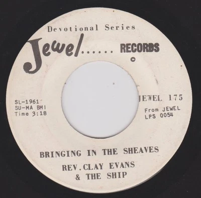 REV CLAY EVANS {70s Black Gospel} BRINGING IN THE SHEAVES / ROOM AT THE ♫hear VG Foto 1 de 2