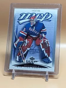Dan Blackburn 2003-04 Upper Deck MVP Silver #287 /150, New York Rangers - Picture 1 of 2