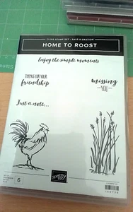 New - Stampin Up Rubber Stamp Set - Home to Roost - Picture 1 of 2